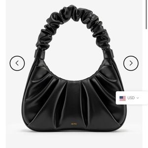 JW PEI Women's Gabbi Ruched Hobo Handbag - Black
